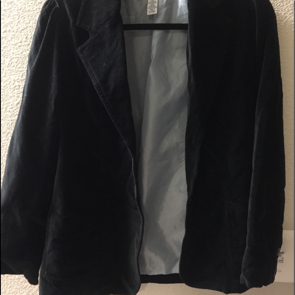 Velvet blazer